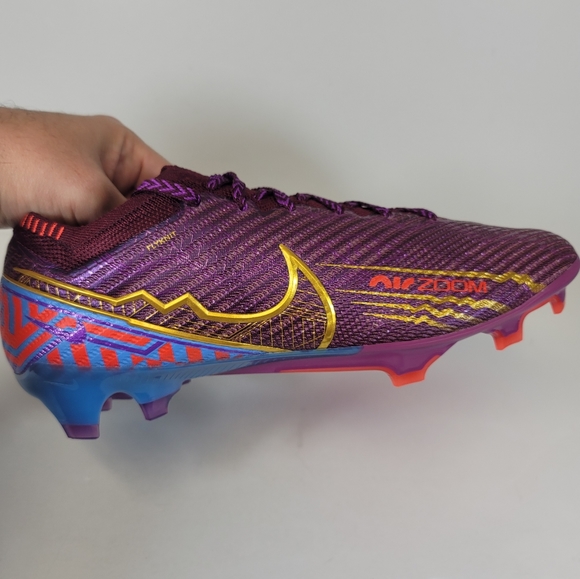 Nike Zoom Mercurial Vapor 15 Elite KM FG Mbappe Mens Sizes DR9996-694 Cleats - Picture 5 of 12